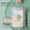Subject classification file bags, a4 subject classification homework test papers, materials, book storage bags, transparent mesh hand-held bags Specification image